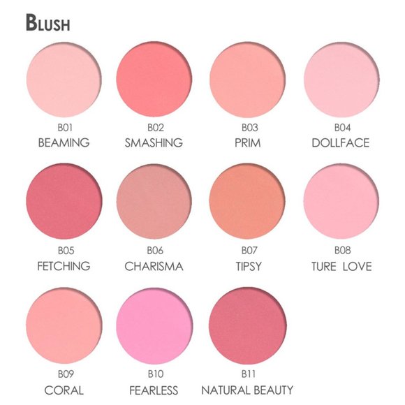 FOCALLURE Color Mix Blush Powder, B02 Smashing - Picture 4 of 6